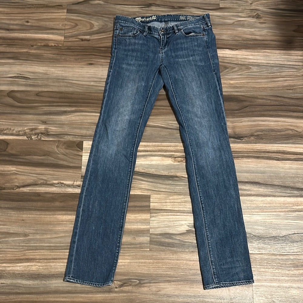 Madewell Rail Straight Denim Jeans Size 25 Pants Women 25x34 Blue Casual